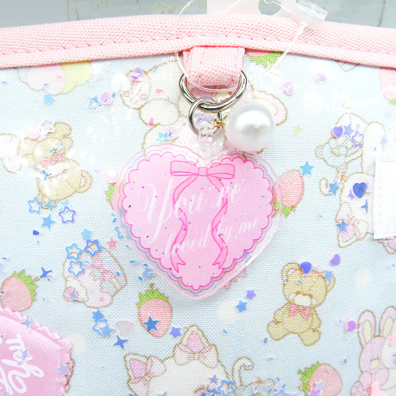 二つ折り財布【ねこ×メルヘン柄】