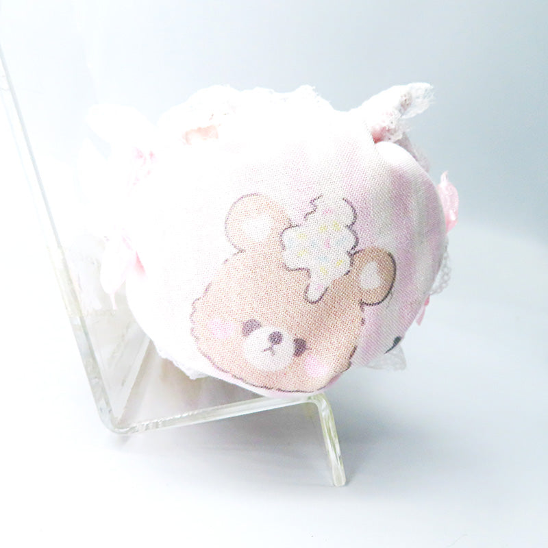 もくもくモカちゃん　（リボンピンク　帽子薄ピンク）