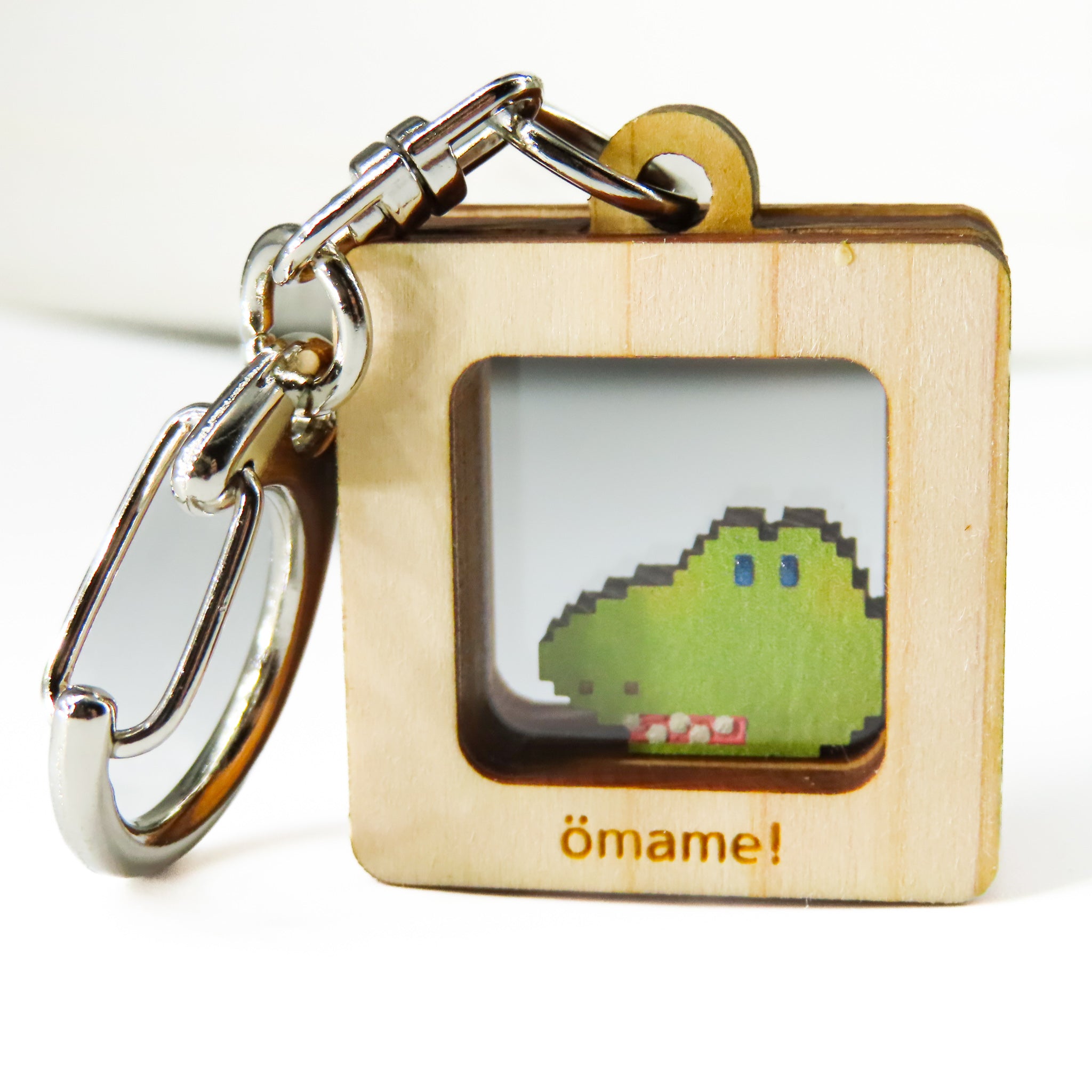 カクカクどうぶつキーホルダー 1粒【ワニ】