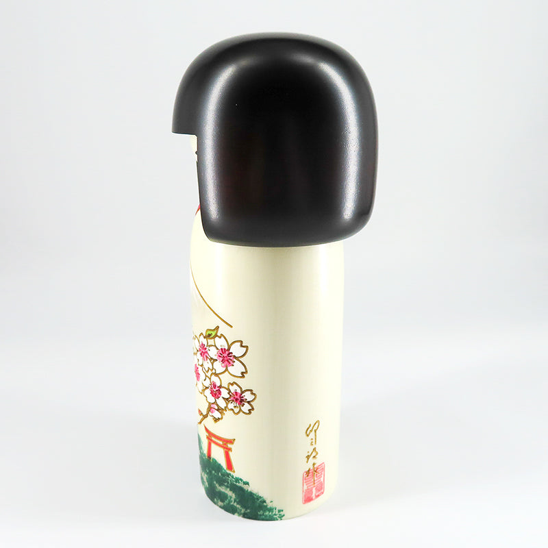 卯三郎こけし　富士山　mount fuji kokeshi