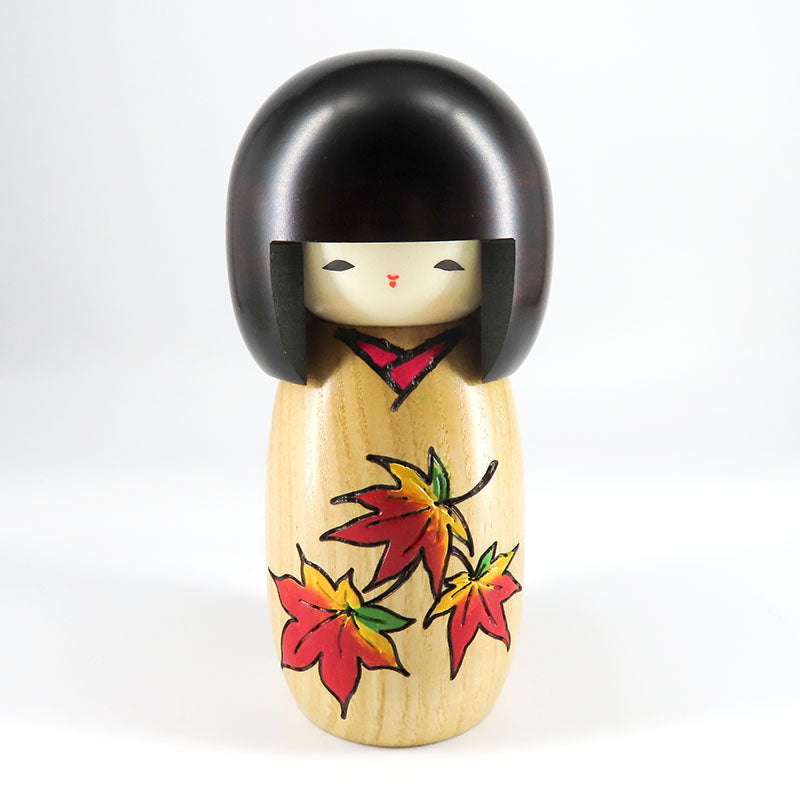 卯三郎こけし　もみじ　momiji kokeshi