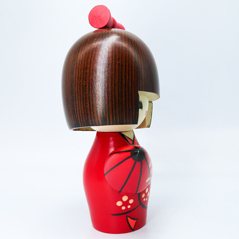 晃常こけし工房 雨やどり　kokeshi