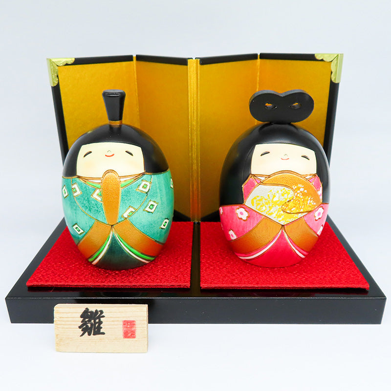 卯三郎こけし 春の花雛　kokeshi