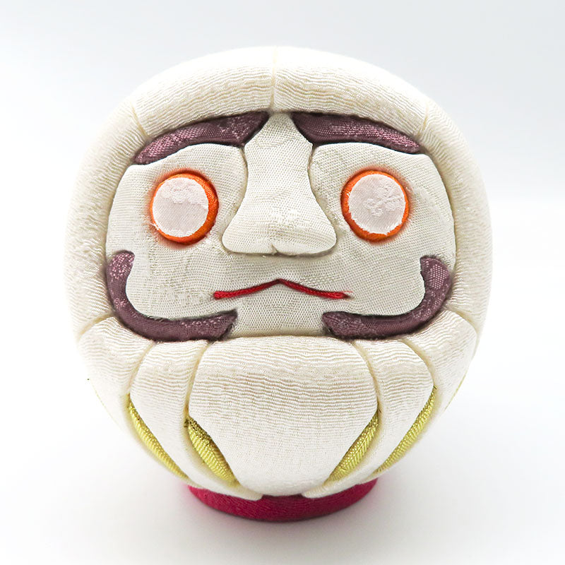 木目込み人形　江戸だるま 大　風水シリーズ 白　daruma