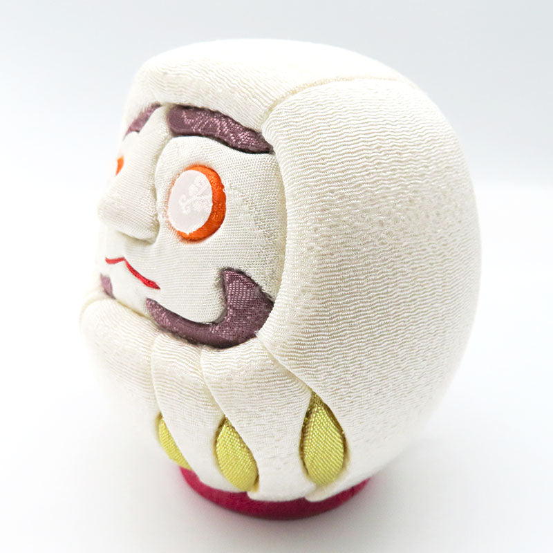 木目込み人形　江戸だるま 大　風水シリーズ 白　daruma