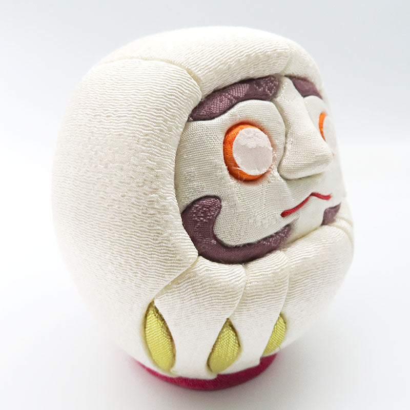 木目込み人形　江戸だるま 大　風水シリーズ 白　daruma