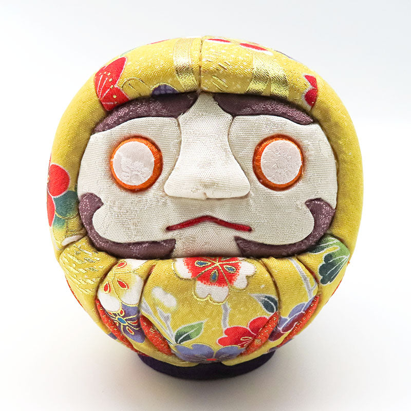木目込み人形　江戸だるま 大　友禅シリーズ 金B　daruma