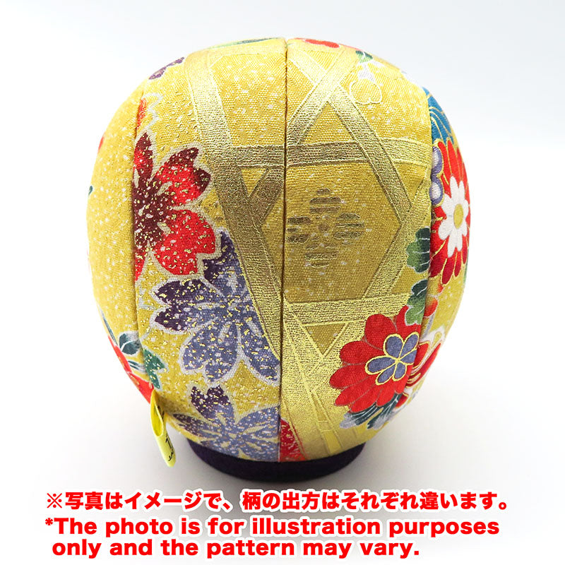 木目込み人形　江戸だるま 大　友禅シリーズ 金B　daruma