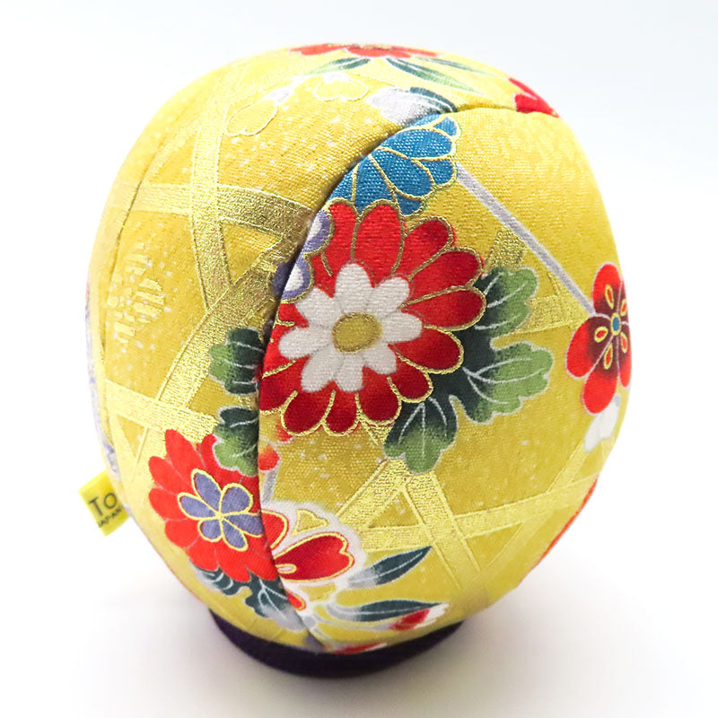 木目込み人形　江戸だるま 大　友禅シリーズ 金B　daruma
