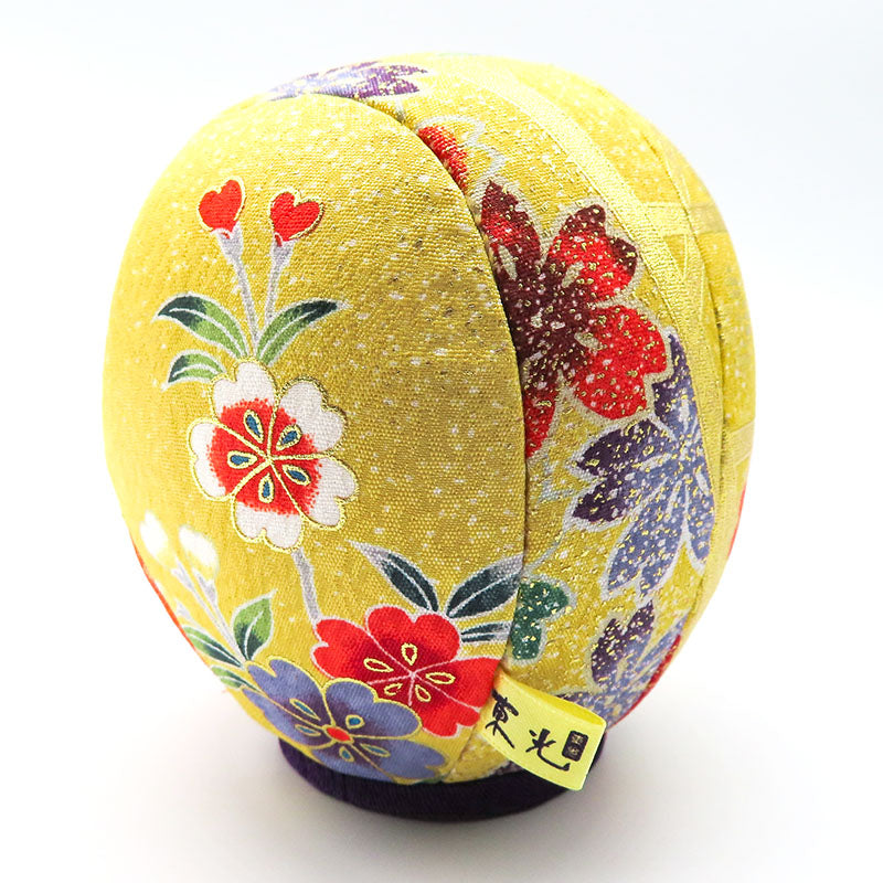 木目込み人形　江戸だるま 大　友禅シリーズ 金B　daruma