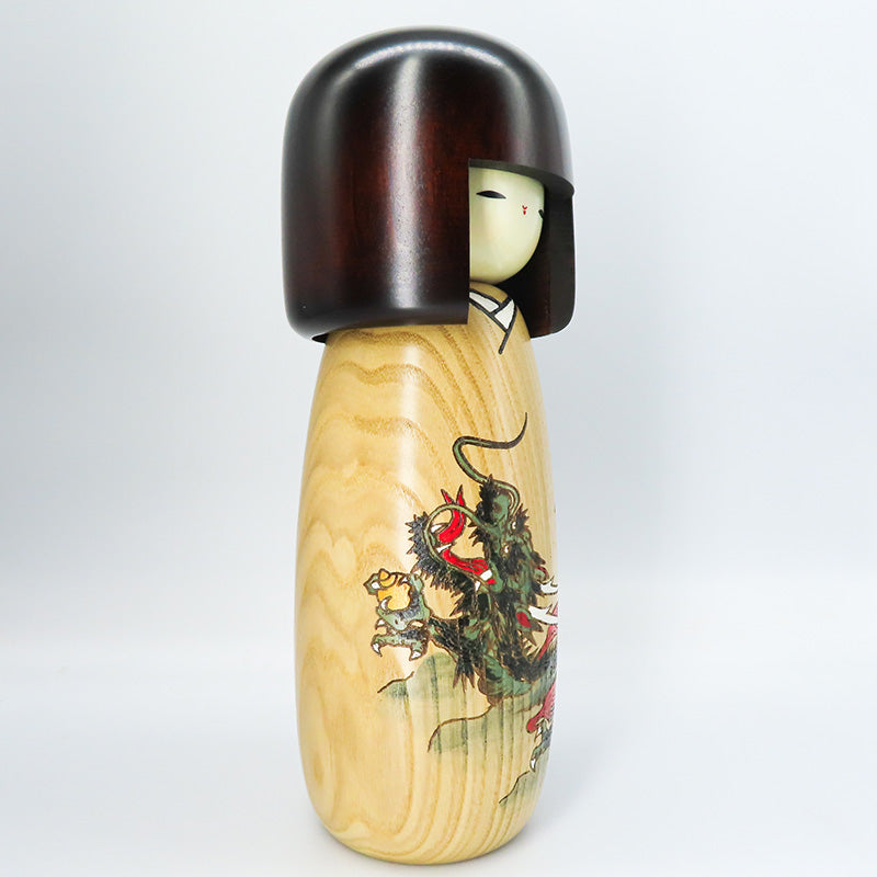 卯三郎こけし　開運干支こけし(辰)　kokeshi