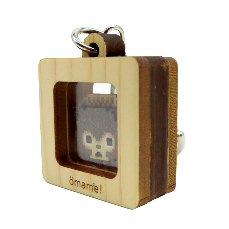 カクカクコトブキキーホルダー　1粒【たぬきの置物】