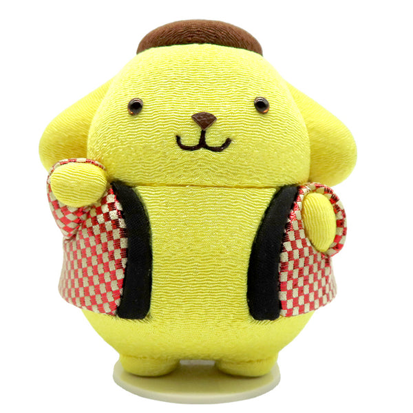 木目込み人形 招き ポムポムプリン（赤）
