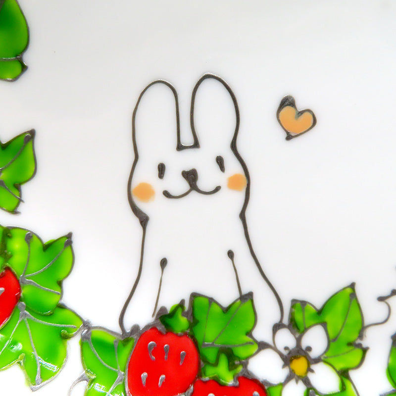 カレー皿　オーバル　ウサギ