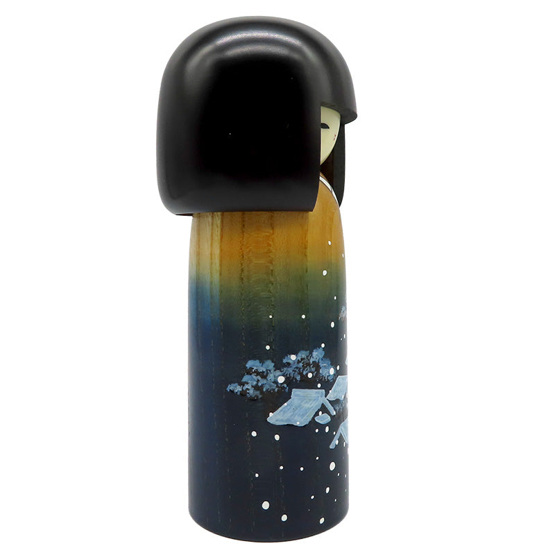 卯三郎こけし 雪化粧　kokeshi