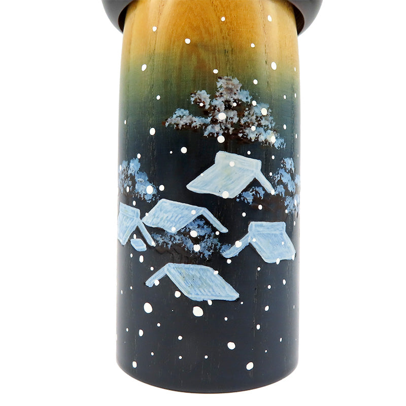 卯三郎こけし 雪化粧　kokeshi