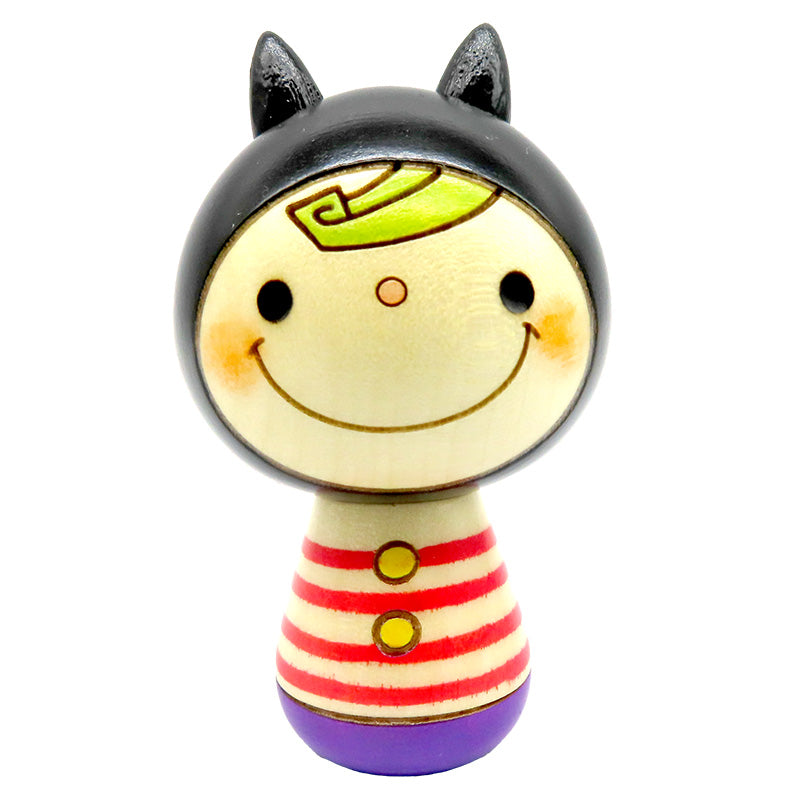 黒猫のジル　こけし