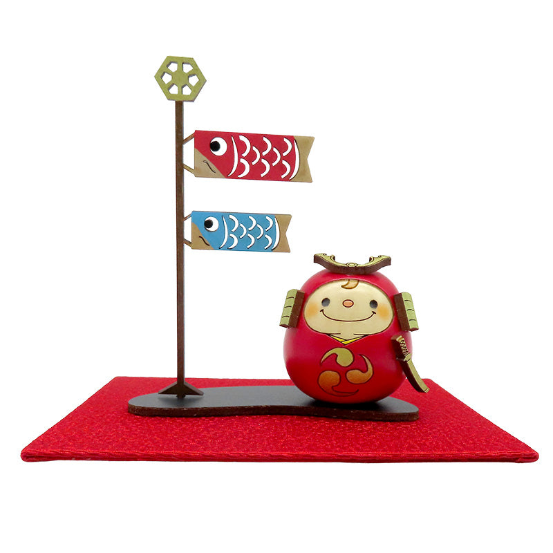 武者くん【 太鼓：赤 】鯉のぼり セット