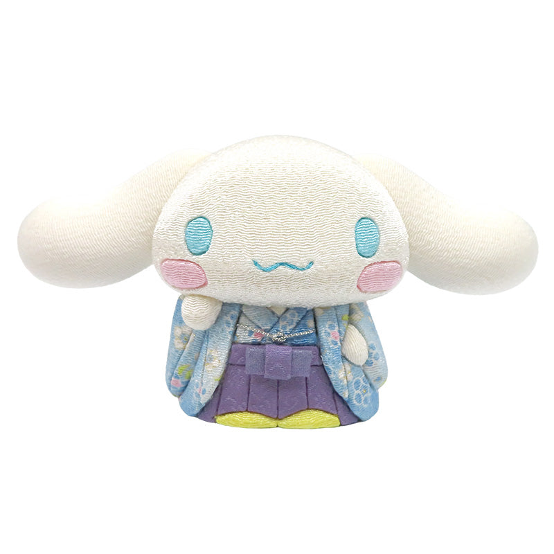 木目込み人形　招きシナモロール　青　cinnamoroll