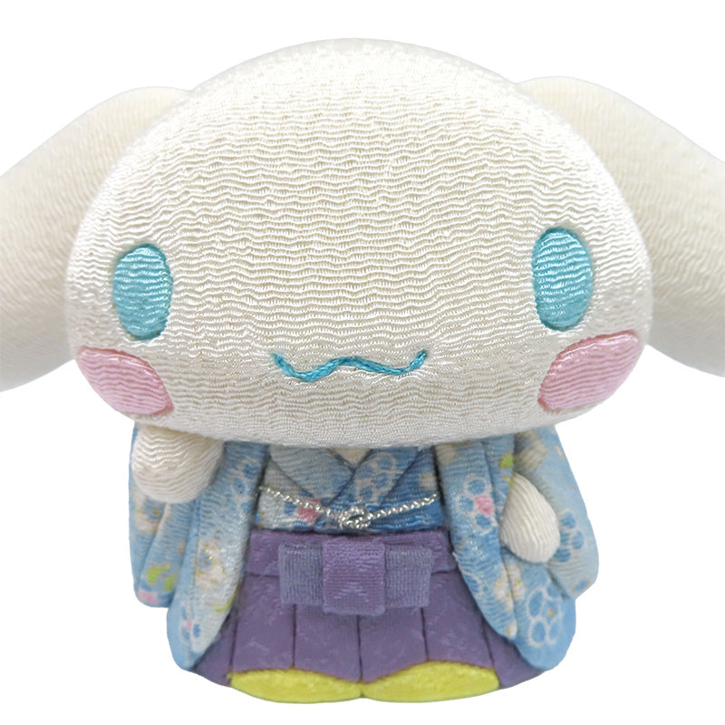 木目込み人形　招きシナモロール　青　cinnamoroll