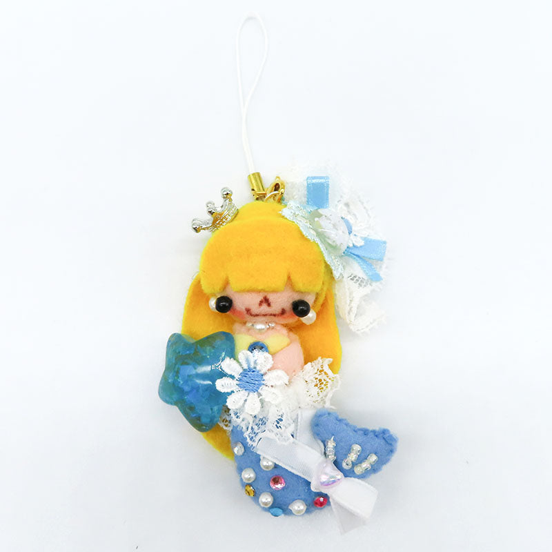 マーメイド ストラップ（イエローヘアー）