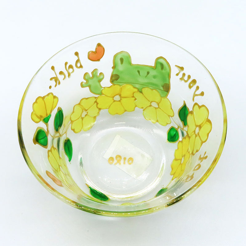 冷茶器　カエル＆黄色いお花