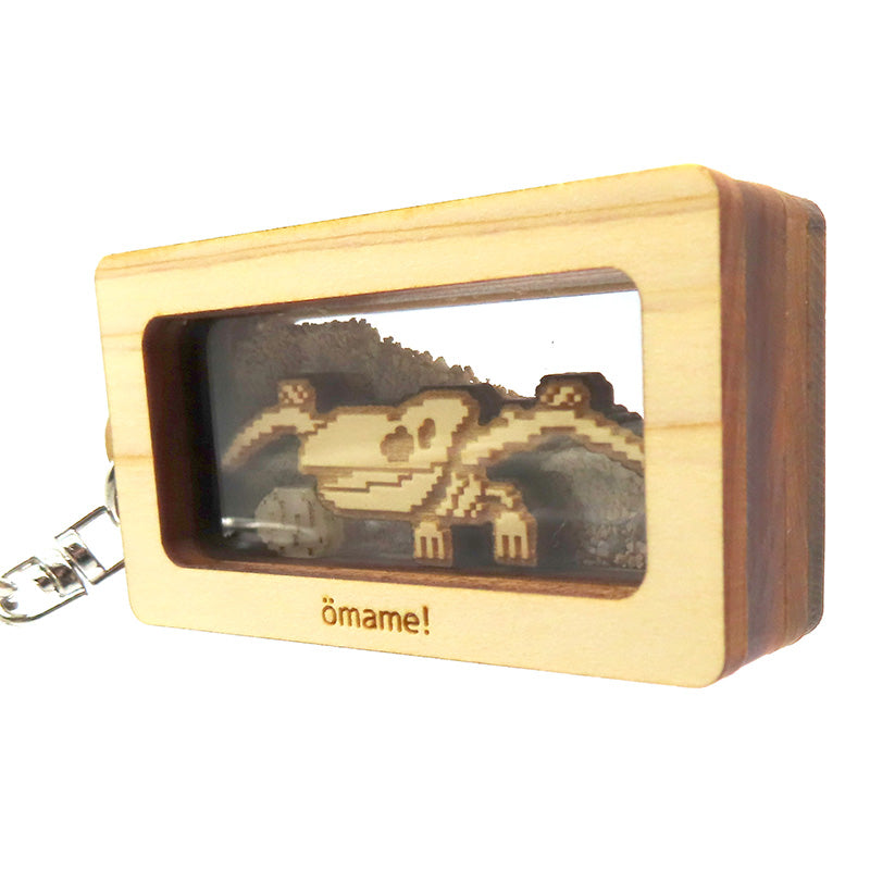 カクカクダイナソーキーホルダー：大【プテラノドンと卵】