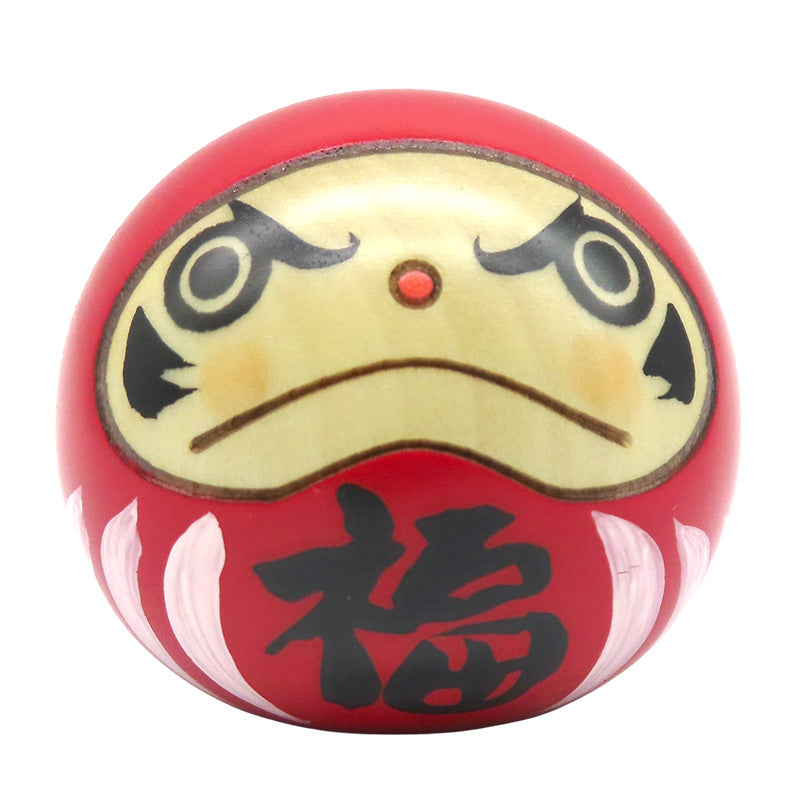 卯三郎こけし 幸福だるま　赤