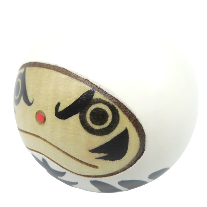 卯三郎こけし 幸福だるま　白