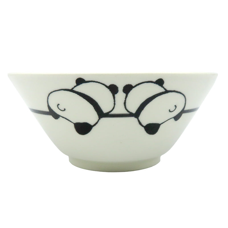 丸山陶房　パンダ茶碗「大大吉」
