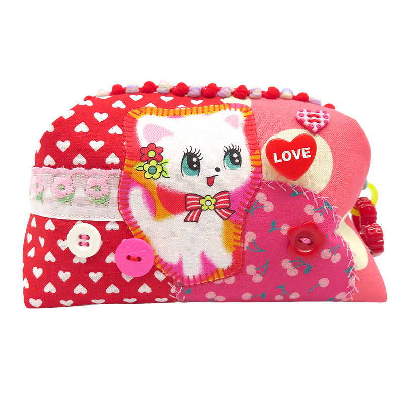 カラフルポーチ （ネコ）