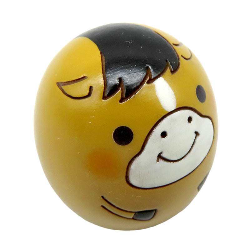 干支うま(茶色)　午　たまごこけし