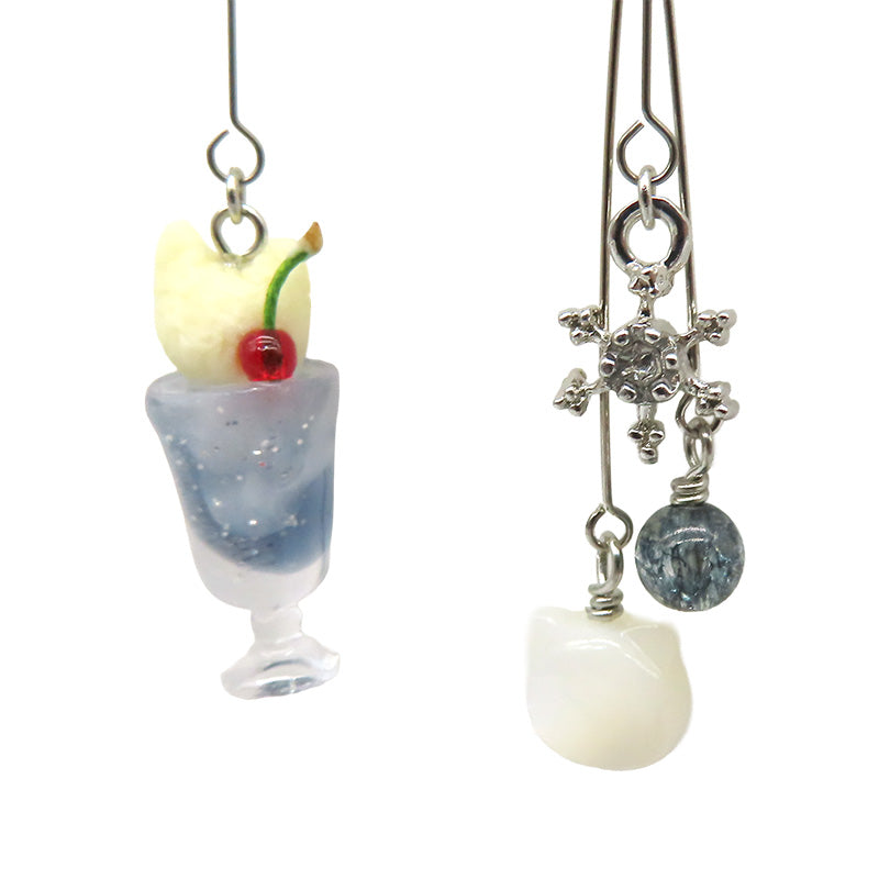 -neko da soda　winter-  ピアス