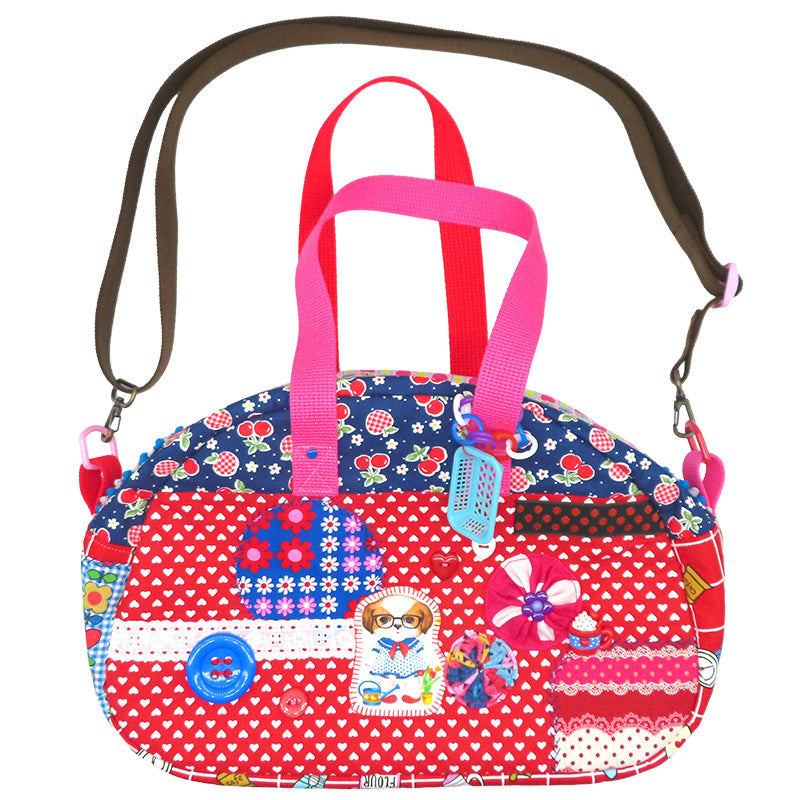 ボストンバッグM　(イヌ)