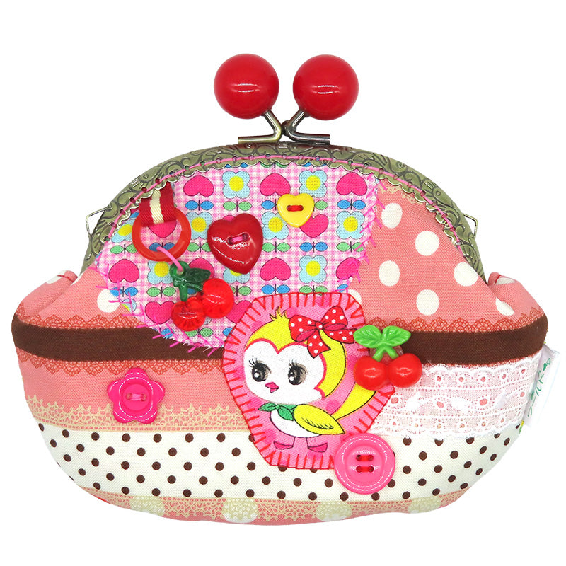 がま口ポーチミニ（トリ）