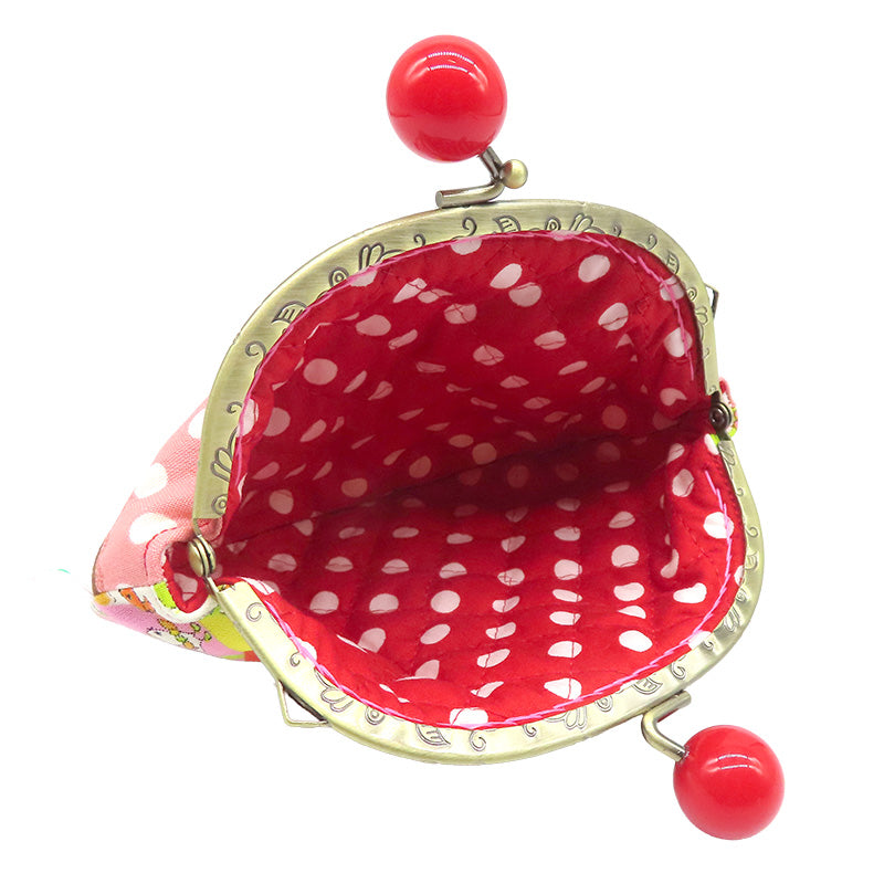 がま口ポーチミニ（トリ）