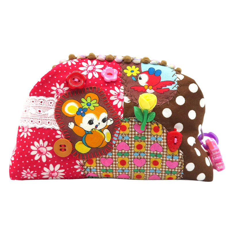 カラフルポーチ （レトロアニマル）