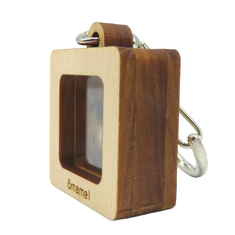 カクカクどうぶつキーホルダー　1粒【ウマ：茶】