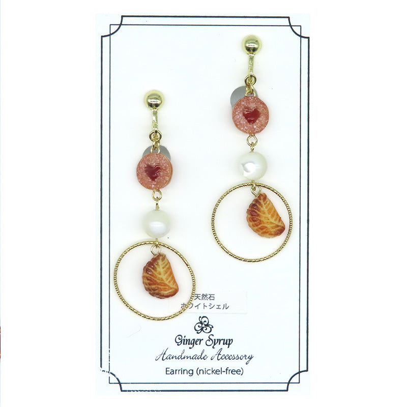 -Baked sweets- ショソン・オ・ポム　イヤリング