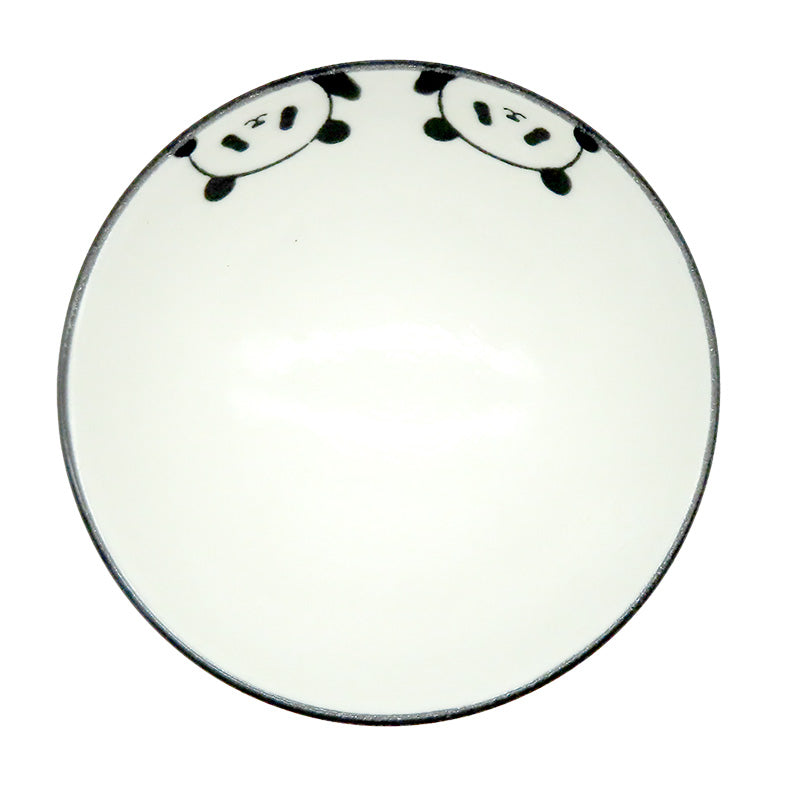 丸山陶房　パンダご飯茶碗（小）：C