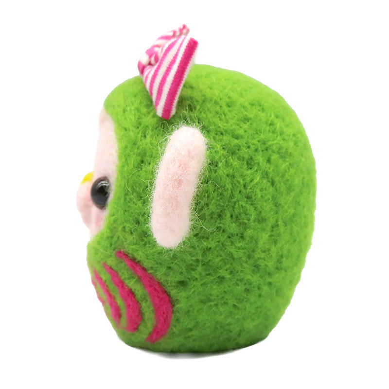 くるみちゃんだるま　グリーン「幸」