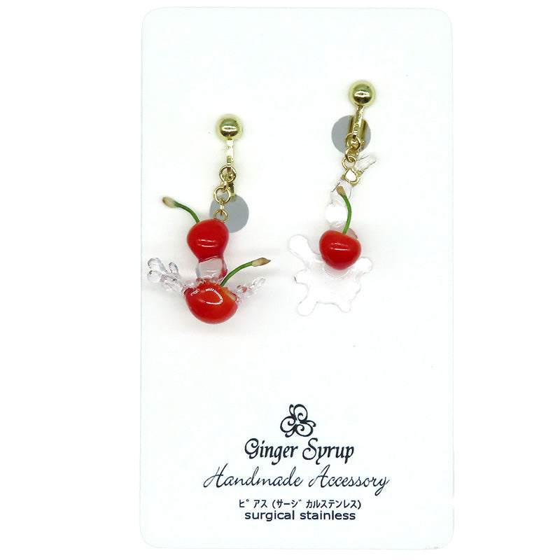-Drop Cherry-　イヤリング