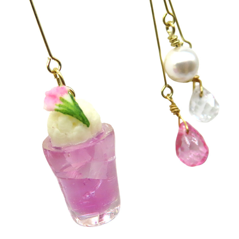 -cream soda-　桜　イヤリング