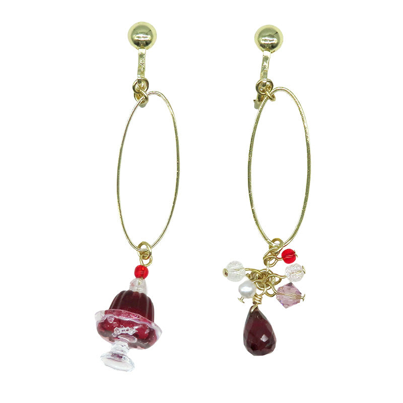 -Jelly Jewelry grape-　イヤリング