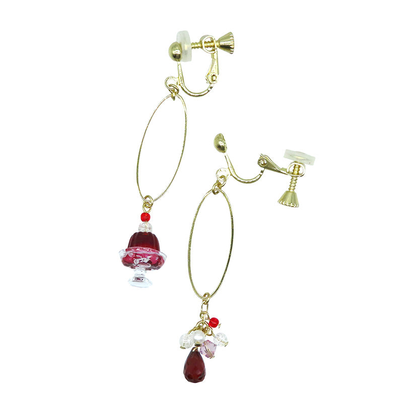 -Jelly Jewelry grape-　イヤリング