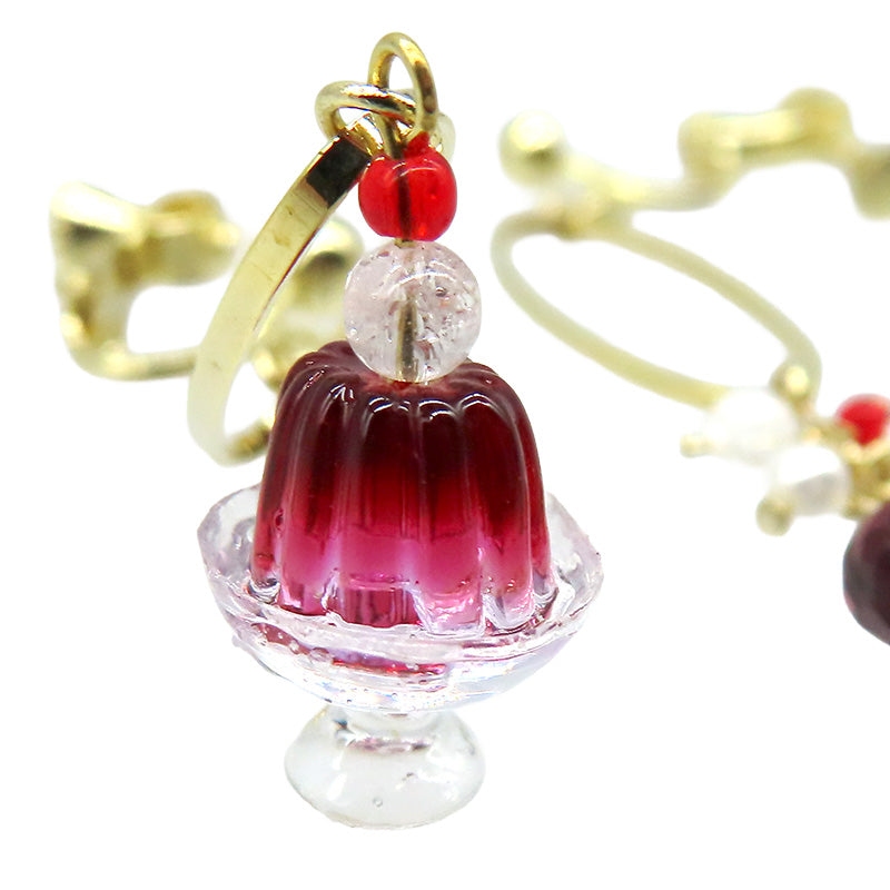 -Jelly Jewelry grape-　イヤリング