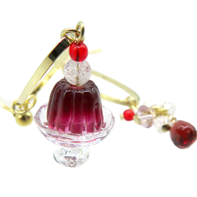 -Jelly Jewelry grape-　ピアス