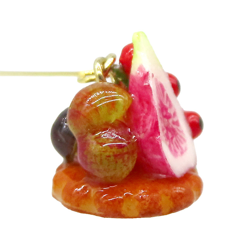 -cafe sweets- いちじく＆ぶどうタルト　イヤリング