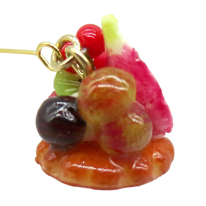 -cafe sweets- いちじく＆ぶどうタルト　イヤリング