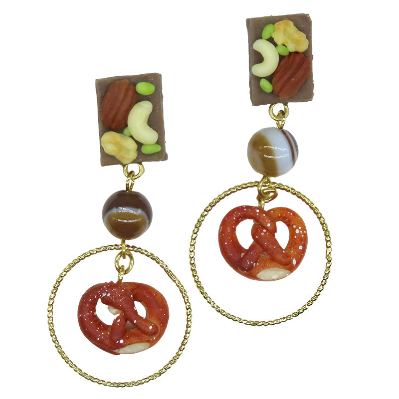-Baked sweets- プレッツェル　ピアス